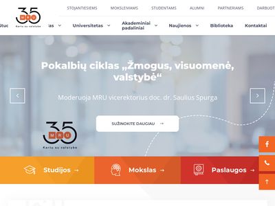Mykolo Romerio universitetas – MRU  www.mruni.eu