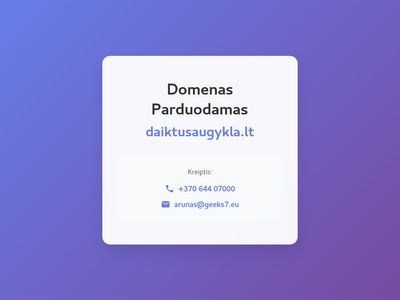 daiktusaugykla.lt