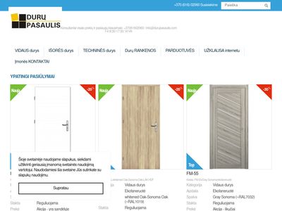 VIDAUS DURŲ RANKENOS – DURŲ PASAULIS  www.durupasaulis.com
