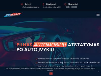 AUTOBROLIAI – visos serviso paslaugos vienoje vietoje