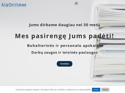 UAB Algoritmas – MŪSŲ PRIVALUMAS – SĄŽININGUMAS, KOKYBĖ,