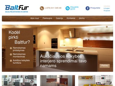 Baldų projektavimas ir gamyba, individualių baldų gamyba | baltfur.