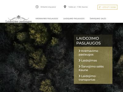 Kėdainių krematoriumas: Kremavimas ir kitos paslaugos