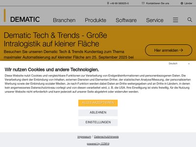 Dematic -Solutions intralogistiques, gestion entrepôts et Supply