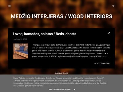 MEDŽIO INTERJERAS / WOOD INTERIORS  www.medziointerjeras.blogspot.com