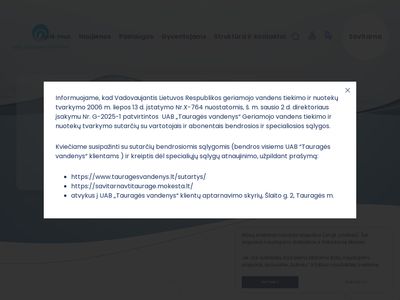 tauragesvandenys.lt