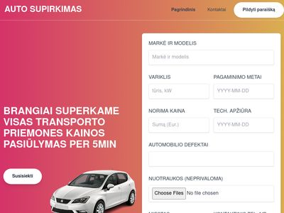 Automobilų supirkimas geriausia kaina Lietuvoje! | supirkimasautomobiliu.com