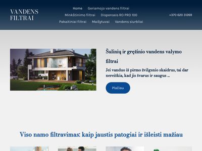 Ivairus vandens filtrai | Klaipeda  www.filtrai.info