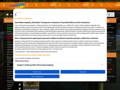 zuklys.lt