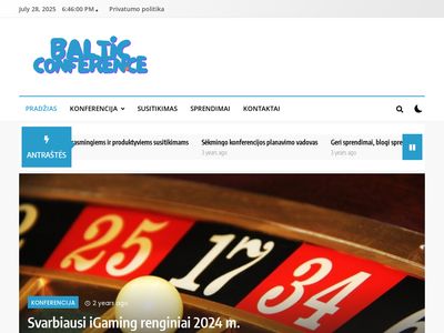 Konferencijų organizavimas – UAB „AIM Group Baltic
