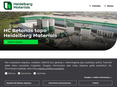 gerdukas – HeidelbergCement Lietuvoje
  www.hcbetonas.lt