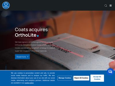 Coats plc  www.coats.com