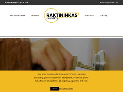 Raktininkas.com – Avarinis durų atrakinimas Panevėžyje, raktų