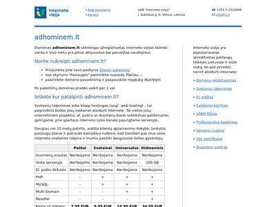 adhominem.lt