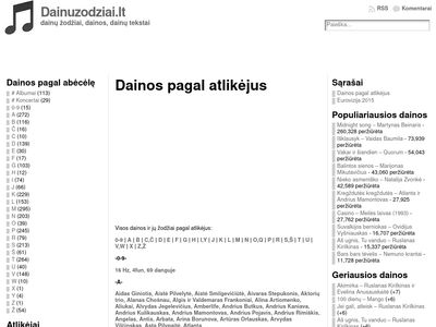 dainuzodziai.lt