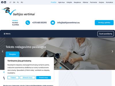 Vertimų biuras | Vertimo paslaugos  – Baltijos vertimai