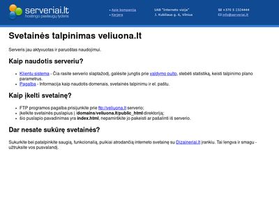 veliuona.lt