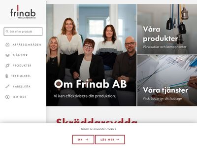 FRINAB Fristad Industri Aktiebolag :: Frinab  www.frinab.se