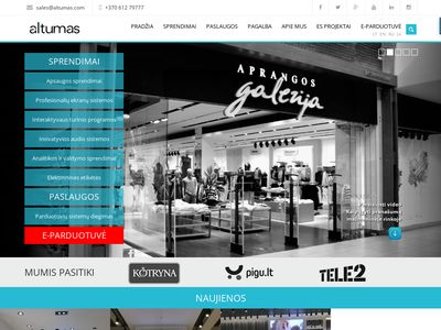 ALTUM RETAIL | Parduotuvių įranga ir sprendimai  www.altumretail.com