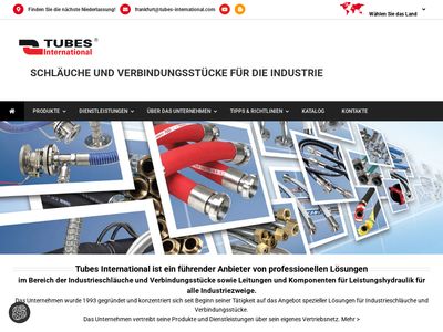 Hoses and fittings for industry – Tubes International