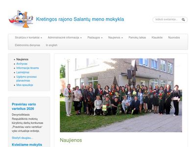 Naujienos | Kretingos rajono Salantų meno mokykla  www.smeno.kretinga