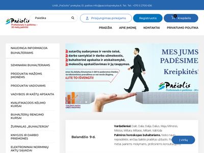 Paciolis.lt – titulinis  www.paciolis.lt