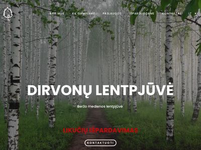 Dirvonu lentpjuve  www.dirvonai.lt