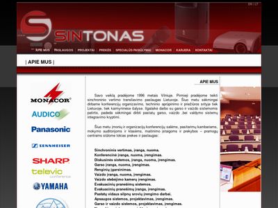 Konferenciju irangos nuoma, sinchroninio vertimo sistemos,