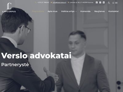 Verslo advokatų kontora  lawcorpus.lt