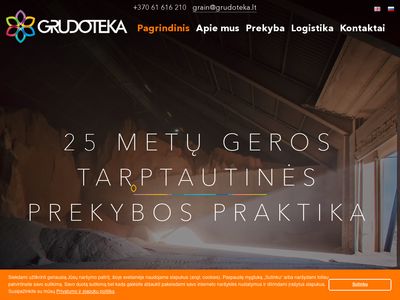 Prekyba sojos rupiniais, žuvies produktais, pašariniais rupiniais,