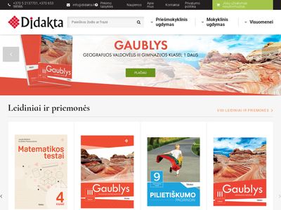Sveiki atvykę į Didakta  www.didakta.lt