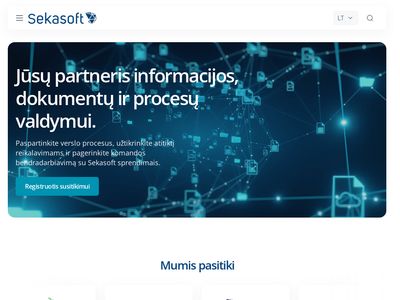 Sekasoft – dokumentų valdymo sistemos, skaitmeninio turinio valdymo