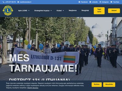 LIONS klubai Lietuvoje – Pagrindinis  www.lionsclubs.lt