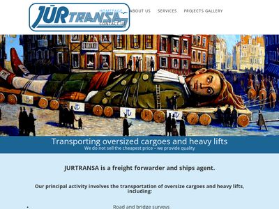 JURTRANSA – forwarding and shipping agency, transport of oversized and
