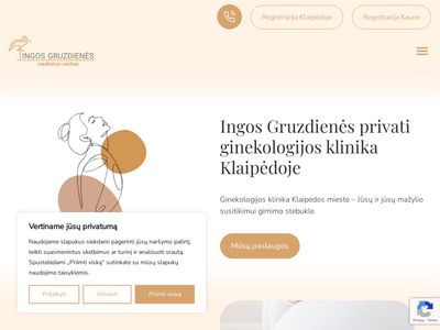 Ginekologė Klaipėdoje – Inga Gruzdienė  gruzdienesklinika.lt