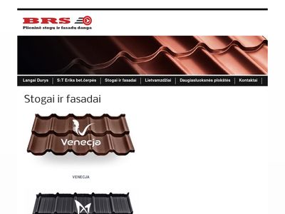 Stogų, fasadų dangos – BRS | Plieninė stogų ir fasadų danga