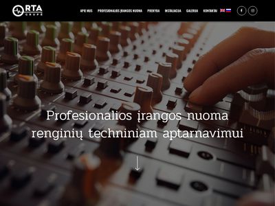 RTA grupė | Renginių techninis aptarnavimas  rtagrupe.lt