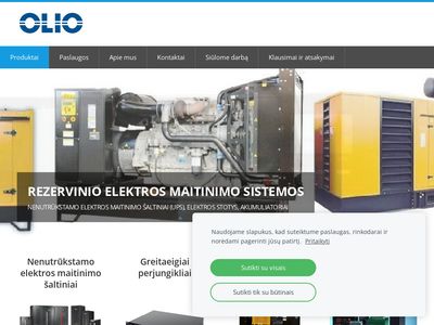 Rezervinio maitinimo šaltiniai – Apie mus  www.olio.lt