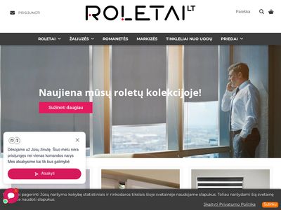 Roletai ir žaliuzės internetu – roletai.lt  roletai.lt