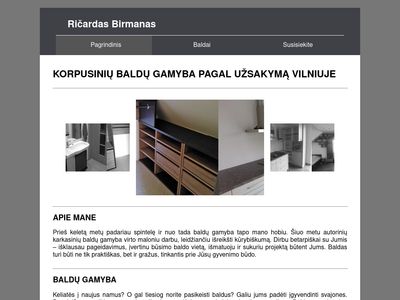 Baldai pagal Jūsų norą – Nestandartiniai baldai | Ričardas