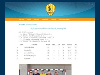 Rokiškio futbolo klubas  www.rokiskiofk.lt