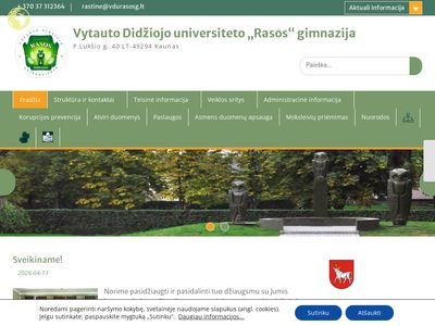 VDU „Rasos“ gimnazija – Pagrindinis  www.rasa.kaunas.lm.lt