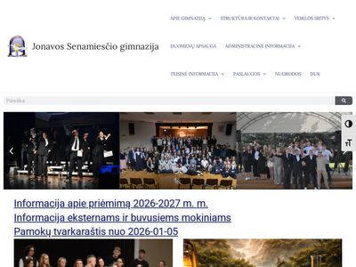 Jonavos Senamiesčio gimnazija  www.senamiescio-g.lt