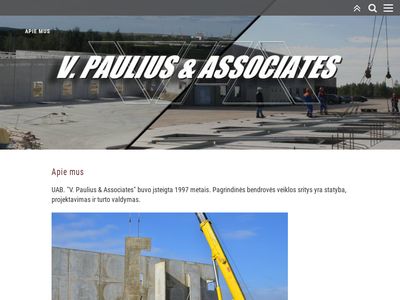 UAB  V.Paulius & Associates – Apie mus  www.vpa.lt