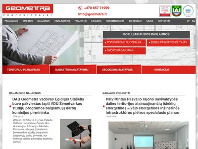 GEOMETRA – Į PRADŽIĄ  www.geometra.lt