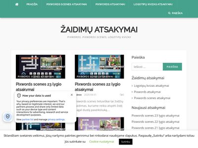 Žaidimų atsakymai – Pixwords, pixwords scenes, logotipų kvizas