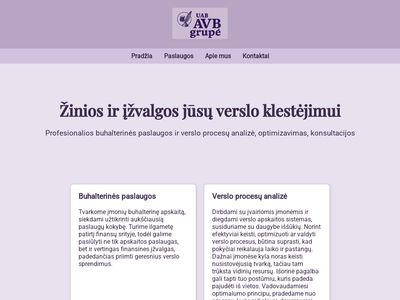 AVB grupės teikiamos paslaugos | UAB "AVB grupė&quot