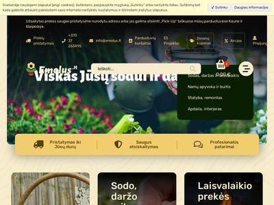 EMOLUS: viskas Jūsų sodui  www.emolus.lt