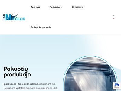 UAB "Maišelis" — įpakavimas | plėvelė | pakuot