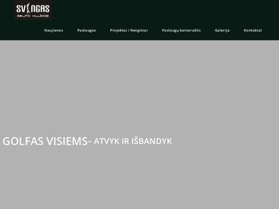 Golfas visiems –  www.golfasvisiems.lt